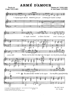 Arme D'amour von Claude Nougaro (Download) 