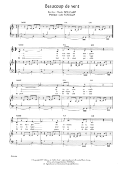Beaucoup De Vent von Claude Nougaro (Download) 