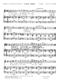 C'est Eddy von Claude Nougaro (Download) 