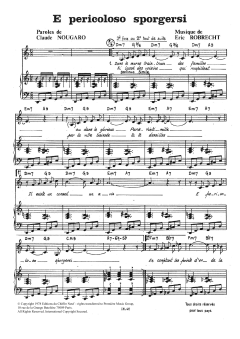 E Pericoloso Sporgersi von Claude Nougaro (Download) 