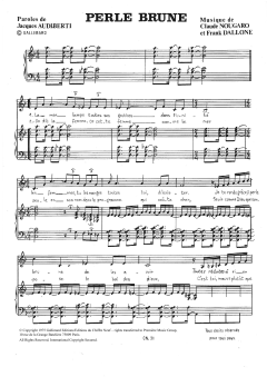 Perle Brune von Claude Nougaro (Download) 