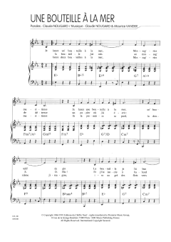 Une Bouteille A La Mer von Claude Nougaro (Download) 