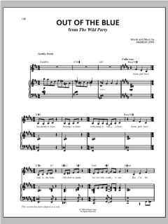 Out Of The Blue von Andrew Lippa (Download) 