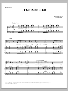 It Gets Better von Andrew Lippa (Download) 