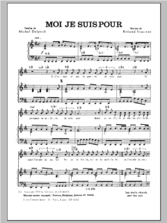 Moi Je Suis Pour von Michel Delpech (Download) 