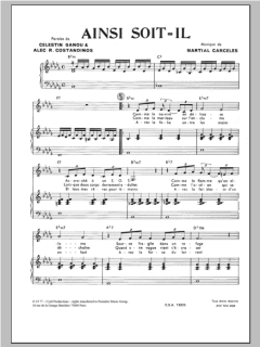 Ainsi Soit Il (As It Must Be) von Robert Constandinos (Download) 