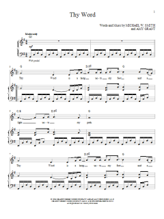 Thy Word von Amy Grant (Download) 