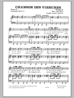 Chanson Des Vibrures von Mort Shuman (Download) 