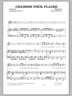 Chanson Pour Plaire von Mort Shuman (Download) 
