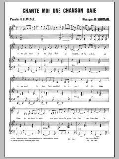 Chante Moi Une Chanson Gaie von Mort Shuman (Download) 