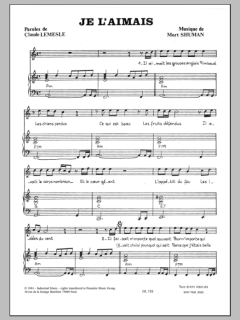 Je L'aimais von Mort Shuman (Download) 