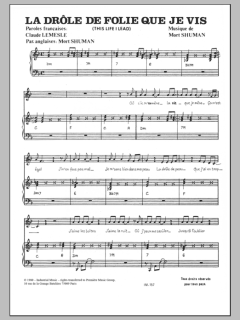 La Drole De Folie Que Je Vis von Mort Shuman (Download) 