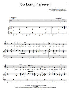 So Long, Farewell von Richard Rodgers (Download) 