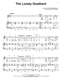 The Lonely Goatherd von Richard Rodgers (Download) 