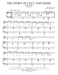 The Story Of Lucy And Jessie von Stephen Sondheim (Download) 