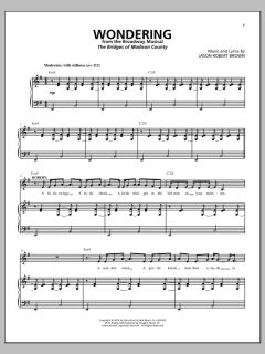 Wondering von Jason Robert Brown (Download) 