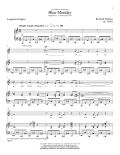 Blue Monday von Langston Hughes (Download) 