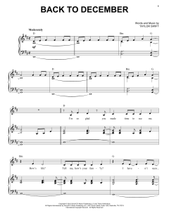 Back To December von Taylor Swift (Download) 