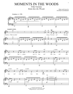Moments In The Woods (Film Version) von Stephen Sondheim (Download) 