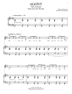 Agony (Film Version) von Stephen Sondheim (Download) 
