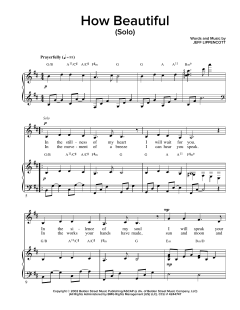 How Beautiful von Jeff Lippincott (Download) 