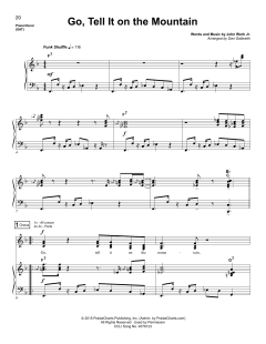 Go, Tell It On The Mountain von Dan Galbraith (Download) 