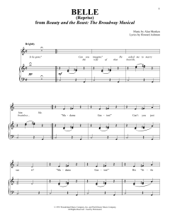 Belle (Reprise) von Alan Menken (Download) 