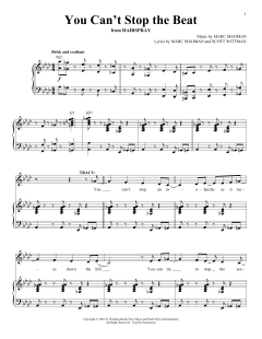 You Can't Stop The Beat von Marc Shaiman (Download) 