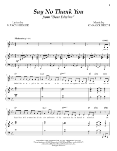 Say No Thank You von Zina Goldrich (Download) 
