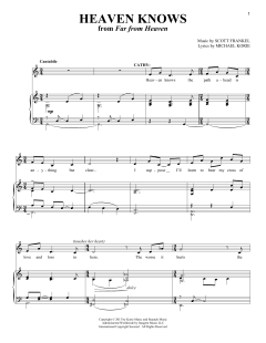 Heaven Knows von Scott Frankel (Download) 