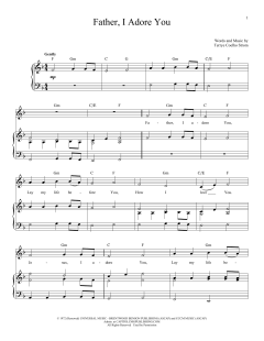 Father I Adore You von Terrye Coelho (Download) 
