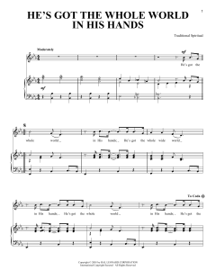He's Got The Whole World In His Hands von Traditional Spiritual (Download) 