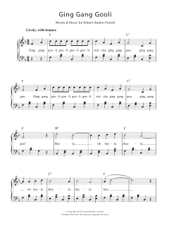 Ging Gang Goolie von Robert Baden-Powell (Download) 