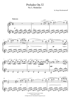 Preludes Op.32, No.5 Moderato (Download) 