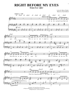 Right Before My Eyes von Marcy Heisler (Download) 
