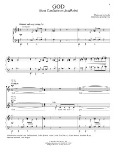God von Stephen Sondheim (Download) 