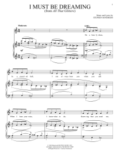I Must Be Dreaming von Stephen Sondheim (Download) 