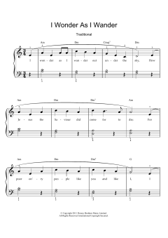 I Wonder As I Wander von Traditional (Download) 