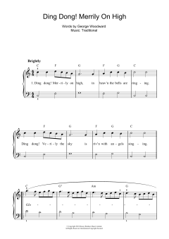 Ding Dong! Merrily On High von Traditional (Download) 
