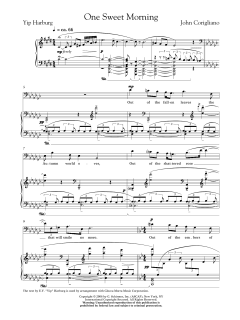 One Sweet Morning (male voice) von John Corigliano (Download) 