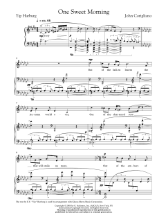 One Sweet Morning (female voice) von John Corigliano (Download) 