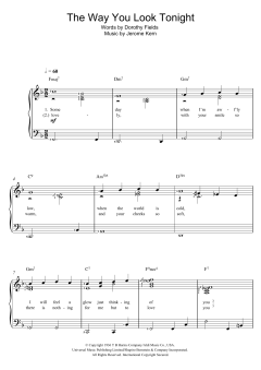 The Way You Look Tonight von Jerome Kern (Download) 