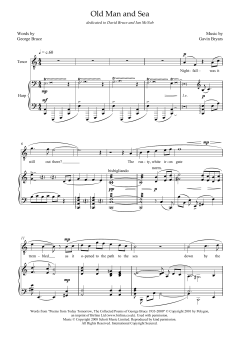 Old Man and Sea (for tenor and harp) von Gavin Bryars (Download) 