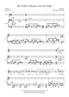 She walks in beauty like the night von Judith Bingham (Download) 