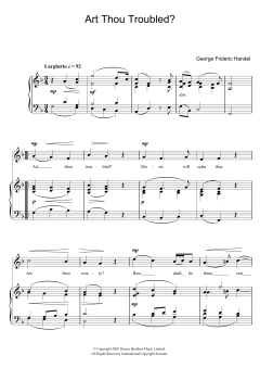 Art Thou Troubled? von George Frideric Handel (Download) 