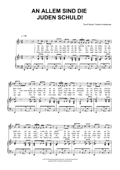 An Allem Sind Die Juden Schuld! von Friedrich Holländer (Download) 