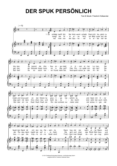 Der Spuk Personlich von Friedrich Holländer (Download) 