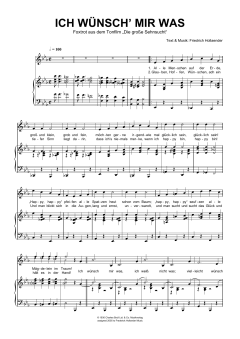 Ich Wunsch' Mir Was von Friedrich Holländer (Download) 