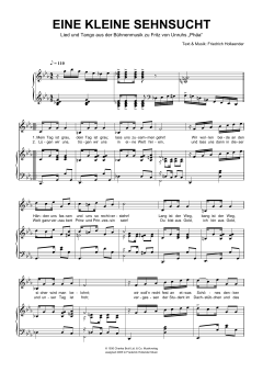 Eine Kleine Sehnsucht von Friedrich Holländer (Download) 