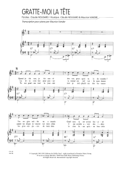 Gratte Moi La Tete von Claude Nougaro (Download) 